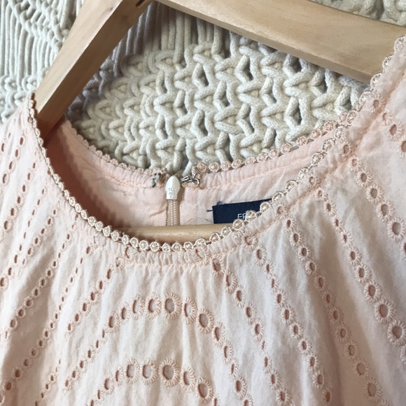 French Connection Eyelet SZ 8 Shift Dress - Picture 4 of 9